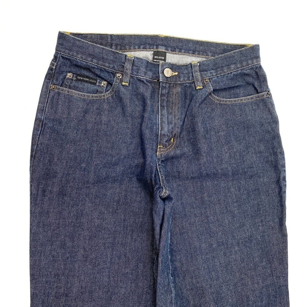 NY Jeans Bootcut Women's size 10 Dark Wash Blue Denim‎ Jeans - Picture 2 of 5